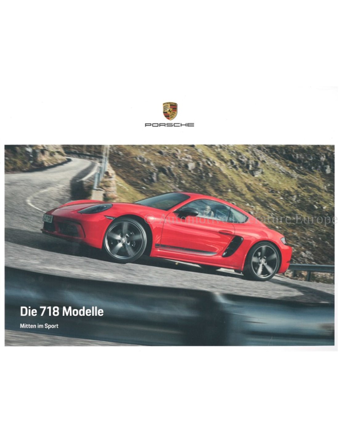 2020 PORSCHE 718 BOXSTER CAYMAN BROCHURE GERMAN