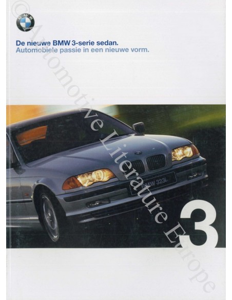 1998 BMW 3 SERIE SEDAN BROCHURE NEDERLANDS