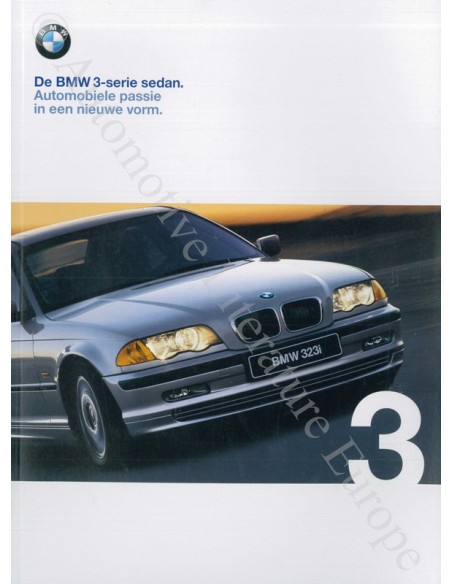 1999 BMW 3 SERIE SEDAN BROCHURE NEDERLANDS