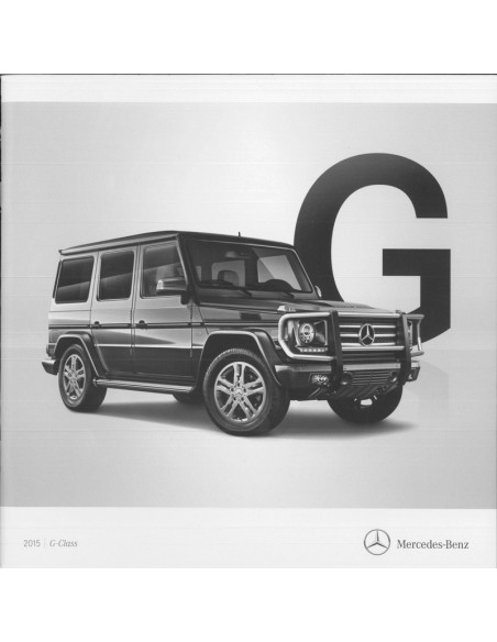 2015 MERCEDES BENZ G KLASSE BROCHURE ENGELS USA