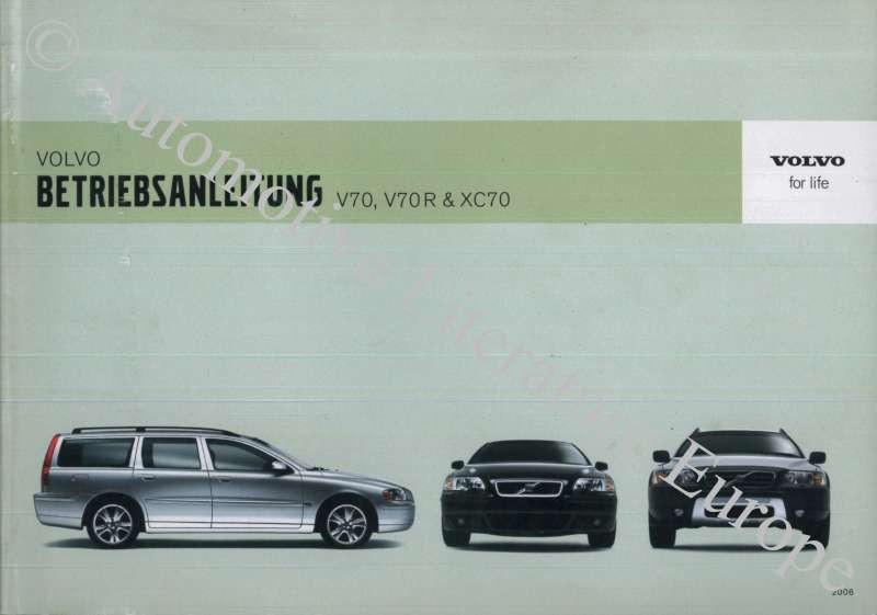 2006 Volvo Xc70 Owners Manual