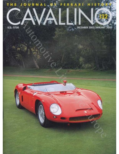 2002 FERRARI CAVALLINO MAGAZIN USA 132