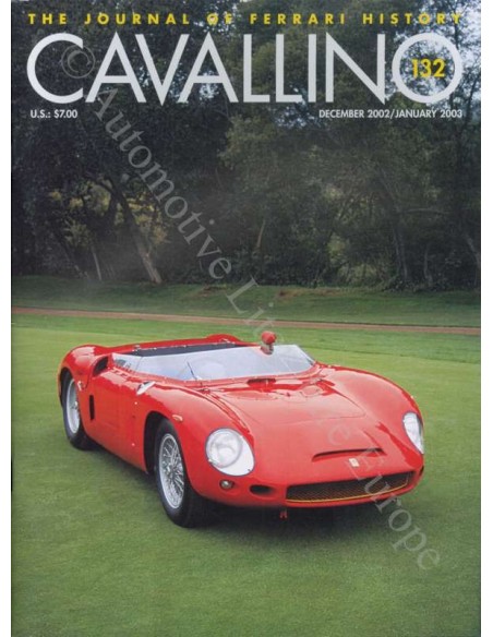 2002 FERRARI CAVALLINO MAGAZIN USA 132