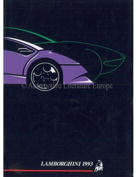 1993 LAMBORGHINI JAHRBUCH ENGLISCH | ITALIENISCH