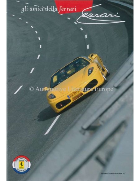 2009 FERRARI GLI AMICI DELLA MAGAZINE 107 NEDERLANDS