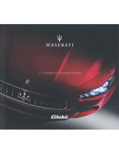 2017 MASERATI GHIBLI BROCHURE FRANS