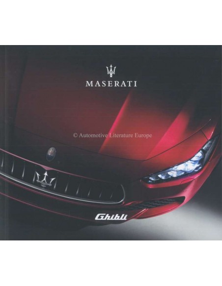 2017 MASERATI GHIBLI BROCHURE FRANS