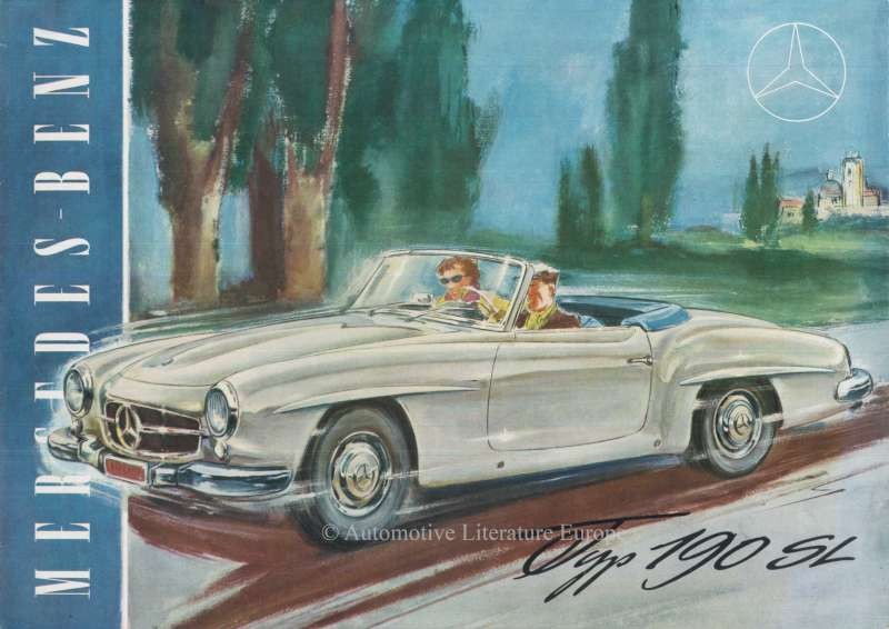 мерседес бенц 190 sl 1955