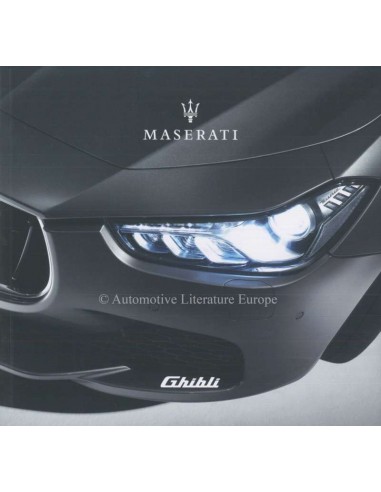 2017 MASERATI GHIBLI BROCHURE SPAANS