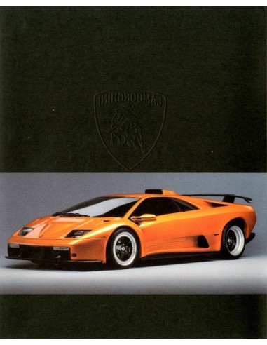 1999 LAMBORGHINI DIABLO GT BROCHURE ITALIAN ENGLISH