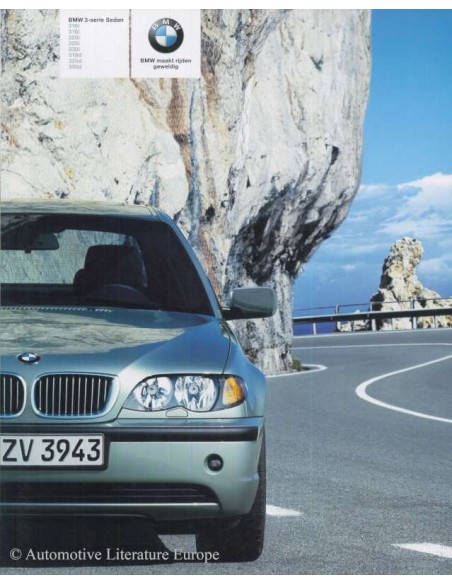 2004 BMW 3 SERIES LIMOUSINE BROCHURE DUTCH