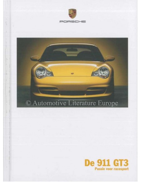 2005 PORSCHE 911 GT3 HARDCOVER PROSPEKT NIEDERLÄNDISCH