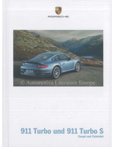 2011 PORSCHE 911 TURBO HARDBACK BROCHURE GERMAN