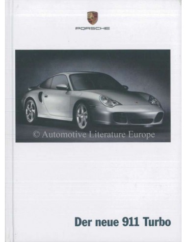 2000 PORSCHE 911 TURBO HARDCOVER PROSPEKT DEUTSCH