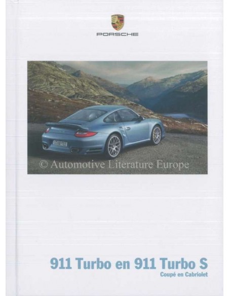 2011 PORSCHE 911 TURBO S HARDCOVER PROSPEKT NIEDERLÄNDISCH