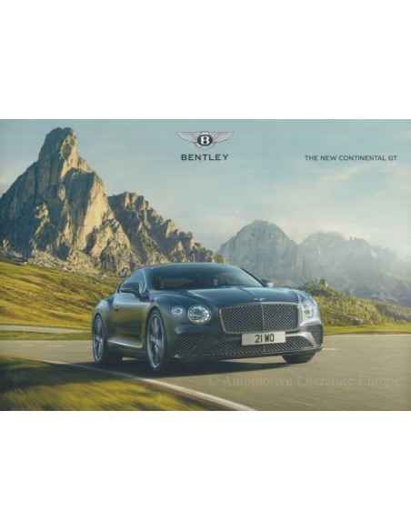 2018 BENTLEY CONTINENTAL GT BROCHURE ENGELS