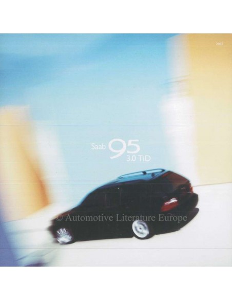 2002 SAAB 9-5 3.0 TiD BROCHURE DUTCH