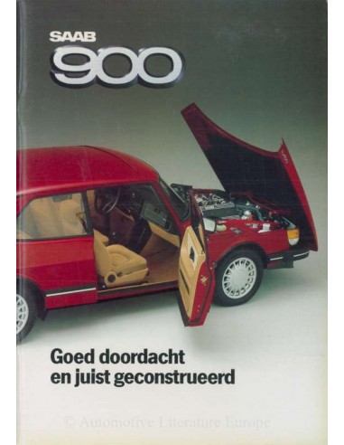 1985 SAAB 900 BROCHURE NEDERLANDS