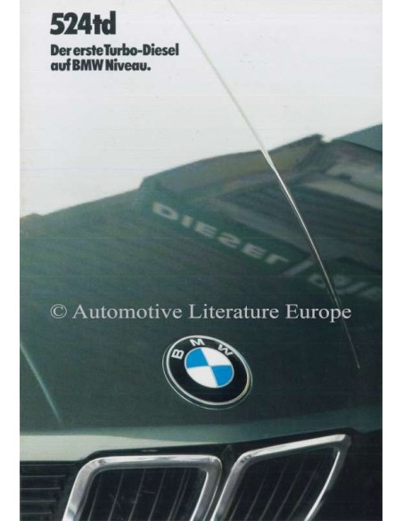 1983 BMW 5 SERIE BROCHURE DUITS