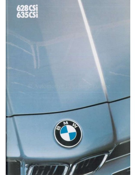 1984 BMW 6 SERIE BROCHURE NEDERLANDS