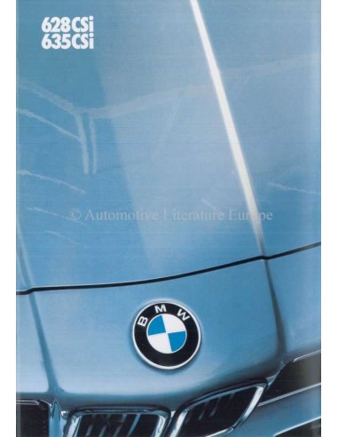 1986 BMW 6 SERIE BROCHURE NEDERLANDS