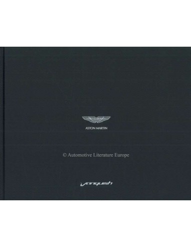 2013 ASTON MARTIN VANQUISH HARDCOVER BROCHURE GERMAN