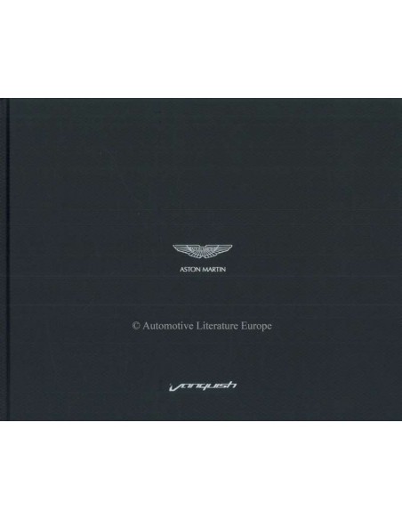 2013 ASTON MARTIN VANQUISH HARDCOVER BROCHURE GERMAN