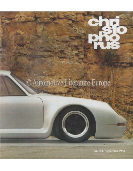 1984 PORSCHE CHRISTOPHORUS MAGAZINE 184 DUITS