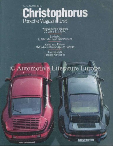 1995 PORSCHE CHRISTOPHORUS MAGAZINE 254 GERMAN