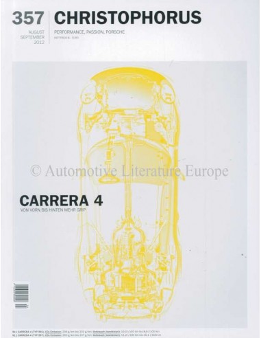 2012 PORSCHE CHRISTOPHORUS MAGAZIN 357 DEUTSCH