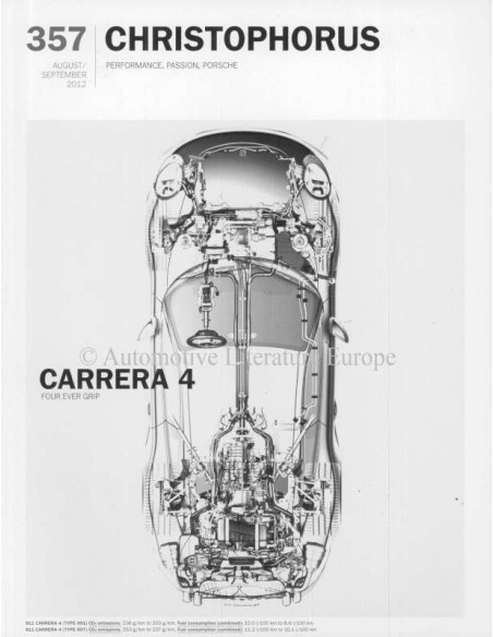 2012 PORSCHE CHRISTOPHORUS MAGAZIN 357 ENGLISCH