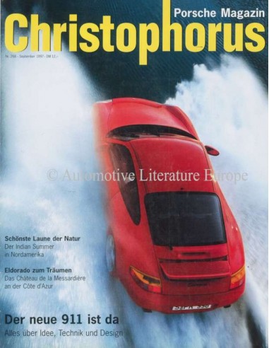 1997 PORSCHE CHRISTOPHORUS MAGAZINE 268 DUITS