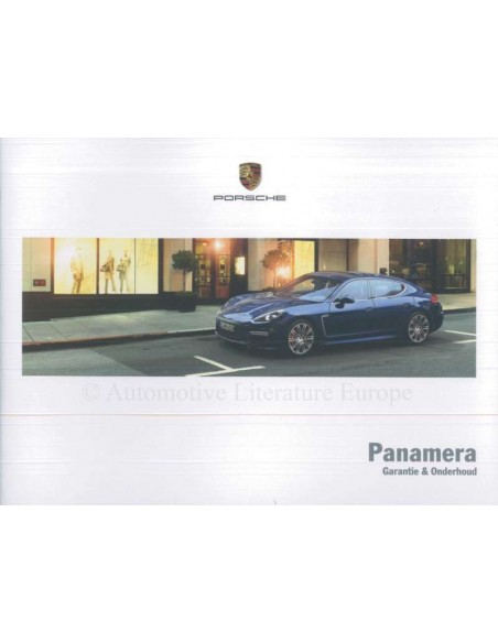 2016 PORSCHE PANAMERA GARANTIE & ONDERHOUD NEDERLANDS