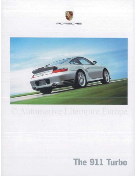 2003 PORSCHE 911 TURBO BROCHURE ENGLISH (US)