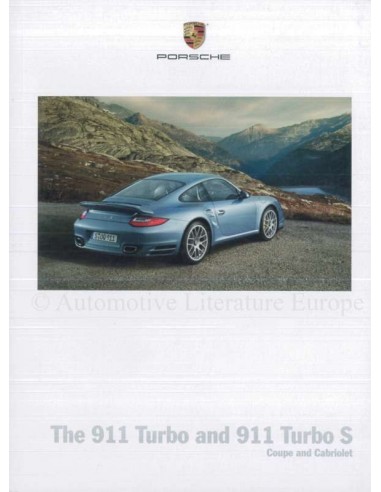 2011 PORSCHE 911 TURBO PROSPEKT ENGLISCH (USA)