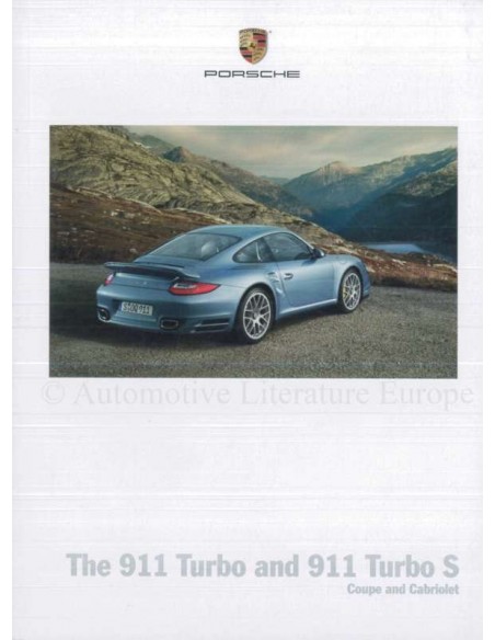 2011 PORSCHE 911 TURBO PROSPEKT ENGLISCH (USA)