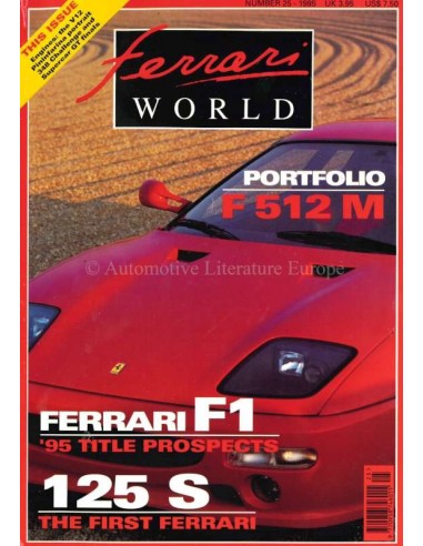 1995 FERRARI WORLD MAGAZINE 25 ENGELS