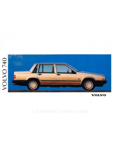 1991 VOLVO 740 BROCHURE DUTCH