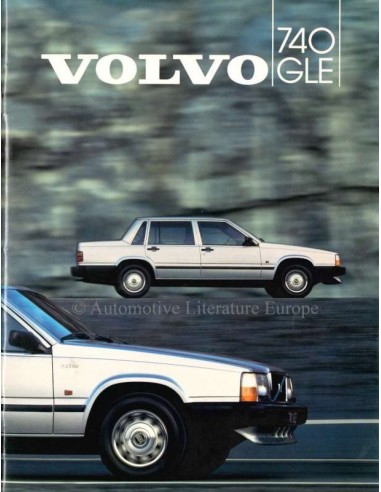 1984 VOLVO 740 GLE BROCHURE DUTCH