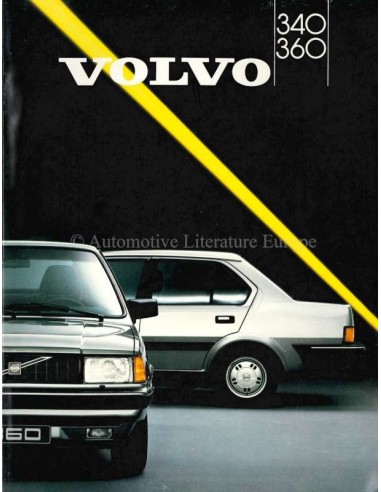 1987 VOLVO 340 / 360 BROCHURE NEDERLANDS