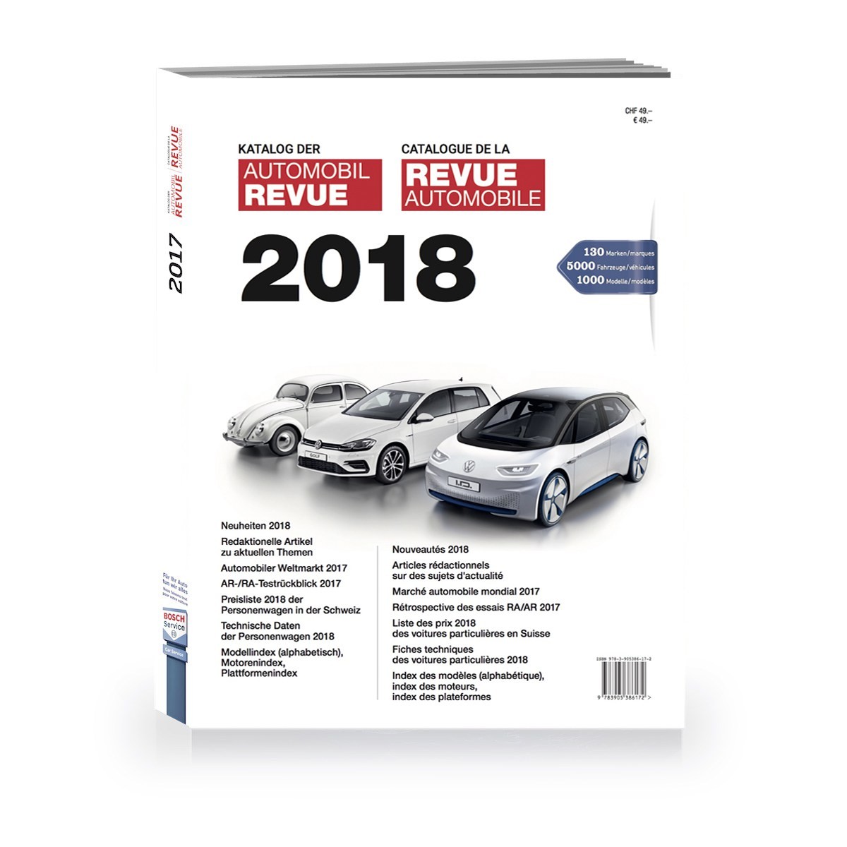 2018 Automobil Revue Yearbook German French