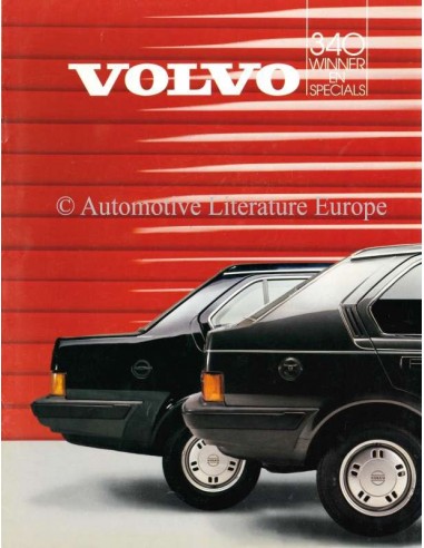 1985 VOLVO 340 WINNER & SPECIALS BROCHURE NEDERLANDS