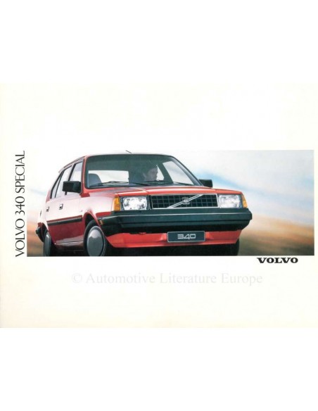 1990 VOLVO 340 SPECIAL BROCHURE NEDERLANDS