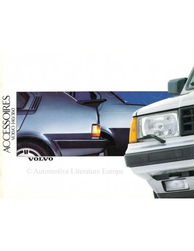 1989 VOLVO 340 / 360 ACCESSOIRES BROCHURE NEDERLANDS