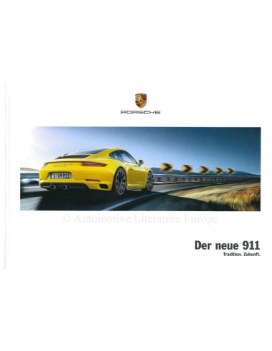 2016 PORSCHE 911 CARRERA HARDCOVER BROCHURE GERMAN