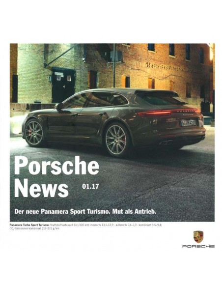 2017 PORSCHE NEWS BROCHURE DUITS