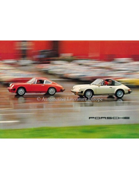 1976 PORSCHE 911 / CARRERA / TURBO BROCHURE GERMAN