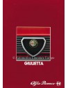 1983 ALFA ROMEO GIULIETTA PROSPEKT NIEDERLANDISCH