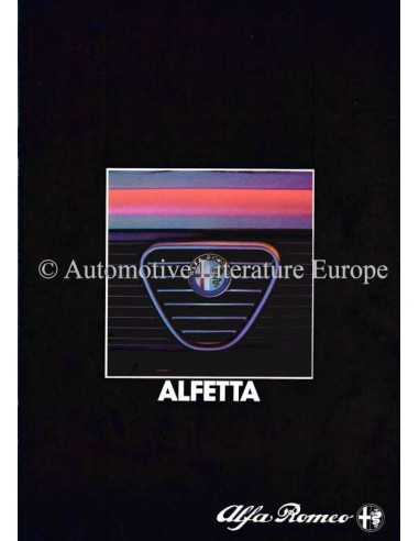 1983 ALFA ROMEO ALFETTA PROSPEKT NIEDERLÄNDISCH