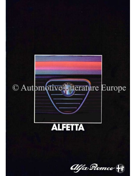 1983 ALFA ROMEO ALFETTA BROCHURE DUTCH